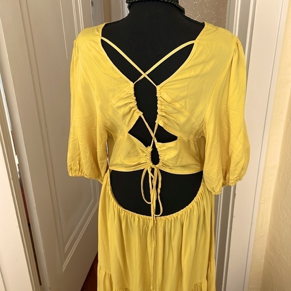 NWT‎ ASOS Nobody’s Child Tiered Maxi Dress Size 12 - Picture 2 of 5